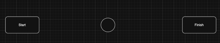 Point A to Point B Diagram with Obstacle in the middle